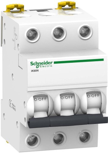 Выключатель автоматический Schneider Electric Acti9 iK60N 3п 32А C 6кА картинка